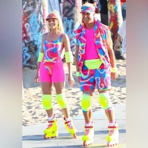 Rollerblading Barbie Halloween costume